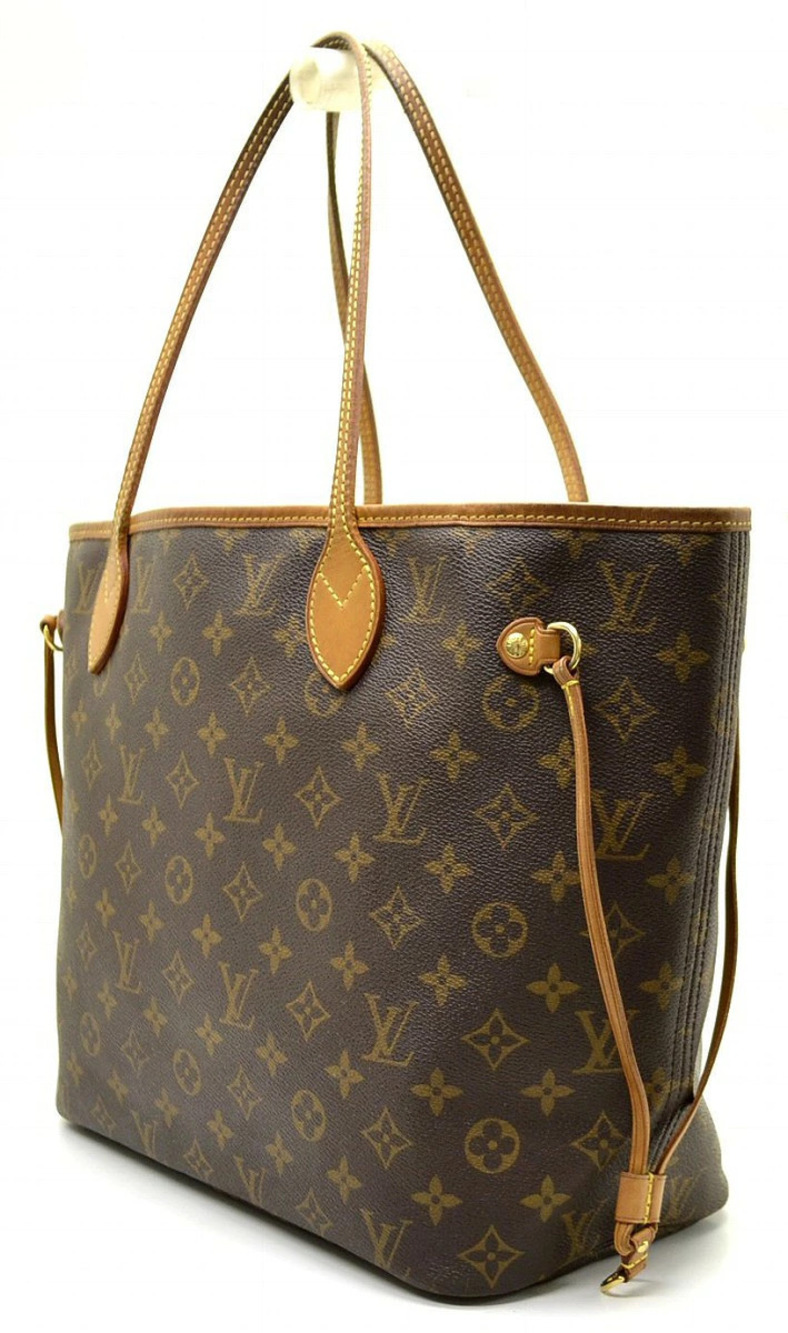 Louis Vuitton Monogram Shoulder Bag Neverfull Tote Brown
